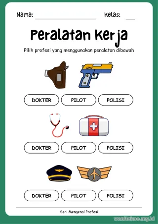 Lembar 10: Peralatan Kerja