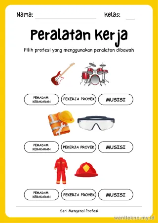 Lembar 12: Peralatan Kerja