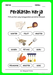 Lembar 13: Peralatan Kerja