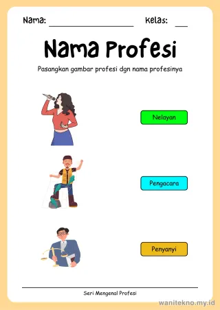 Lembar 6: Nama Profesi