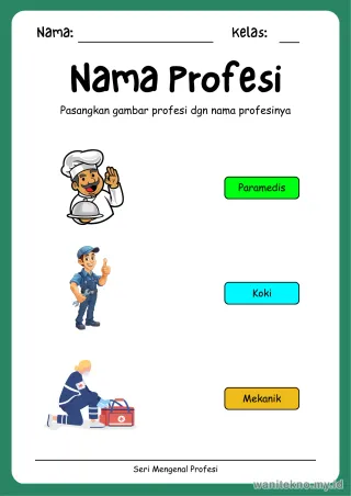 Lembar 7: Nama Profesi