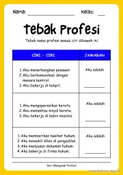 Lembar 9: Tebak Profesi