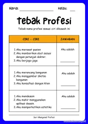 Lembar 11: Tebak Profesi