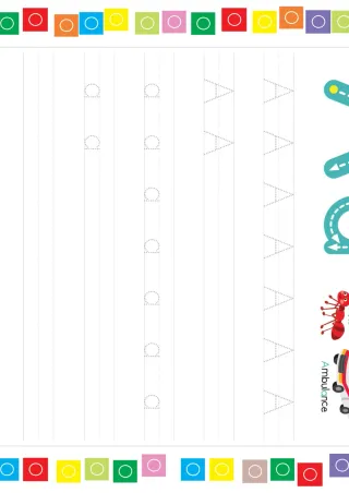 Pratinjau paket 26 Lembar Tracing Alfabet Alphabet — PAUD Gratis PDF