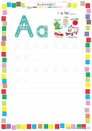 Lembar 1: Tracing Alfabet 1