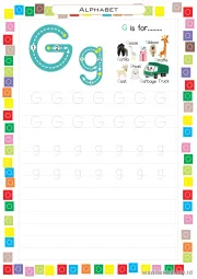 Lembar 7: Tracing Alfabet 7